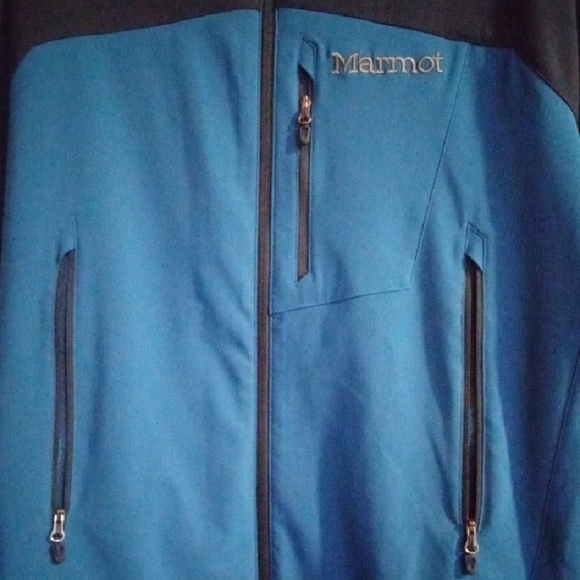 Marmot Men's Two-Tone Blue Performance Jacket - Picture 5 of 6